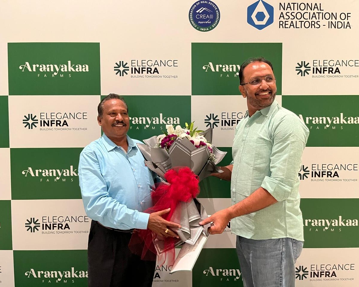 Govind Raj at a National Association of Realtors India event
